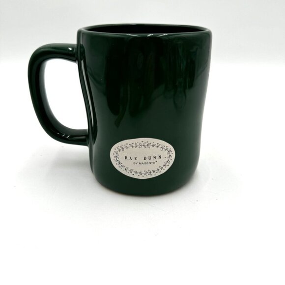 Rae Dunn "believe” 20oz. Coffee Mug Cup Green NWT - Picture 3 of 7